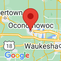 Map of Oconomowoc, WI US